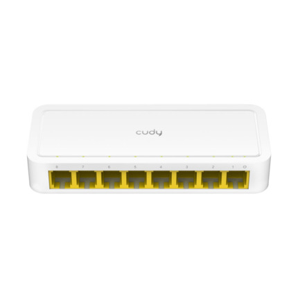 Comprar Cudy CUDY-8 FS108D 8 puertos RJ45 de 10/100 Mbps con autonegociación. Hasta 200Mbps Full-Duplex. Admite autoaprendizaje y autoenvejecimiento de direcciones MAC. Admite control de flujo IEEE802.3x para modo full-duplex y contrapresión para modo ha