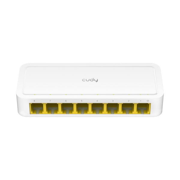 Cudy CUDY-8 FS108D 8 puertos RJ45 de 10/100 Mbps con autonegociación. Hasta 200Mbps Full-Duplex. Admite autoaprendizaje y autoen