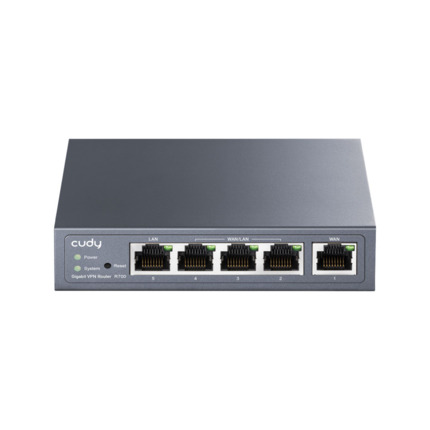 Comprar Cudy CUDY-96 R700 Router Cudy con 1 puerto WAN y 4 puertos LAN/WAN Gigabit. Compatible con múltiples protocolos VPN. Equilibrio de carga y copia de respaldo. Gestión remota. Protección SPI y DoS. Alimentación DC. Protección CE