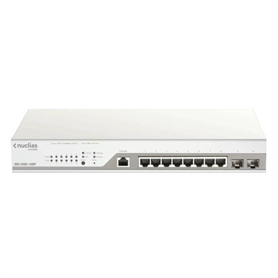 D-Link DBS-2000-10MP/E 10xGb PoE+ Switch 2xSFP 1Y