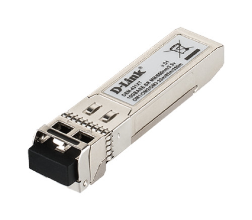 D-Link DEM-431XT Módulo SFP+ Multimodo de 10 Gbps. 300 m máx., 850 nm, conector LC.