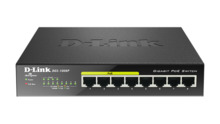 D-Link DGS-1008P Switch PoE de 8 puertos de cobre 10/100/1000 (4 puertos PoE). PoE 68W máx. (consultar tabla). Sin gestión.