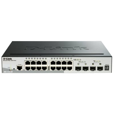 D-Link DGS-1510-20/E Switch L2 16xGb 2xSFP+ 2x10Gb