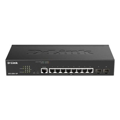 D-Link DGS-2000-10P Switch L2 8xGB PoE 2xSFP