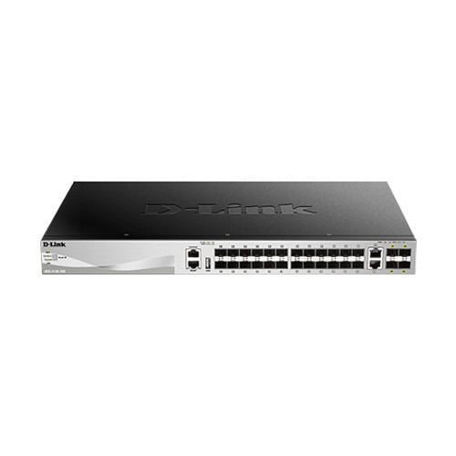 D-Link DGS-3130-54PS-E Switch PoE+ de 48 puertos de cobre GB + 2 puertos de cobre10G + 4 puertos SFP+ 10G. PoE 370W.  Capa 3 ges