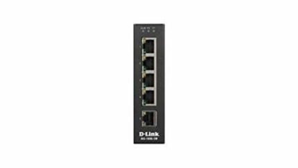 Comprar DIS-100G-5W Switch industrial de 5 puertos de cobre 100/1000. No gestionable. 12/24/48 Vdc. Fuente de alimentación no incluida.