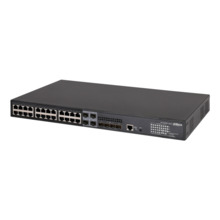 Dahua AS5500-24GT4XF-370 Switch PoE 24 puertos Gigabit + 4 Combo Gigabit SFP/SFP+ 10Gbps 370W Manejable Layer3