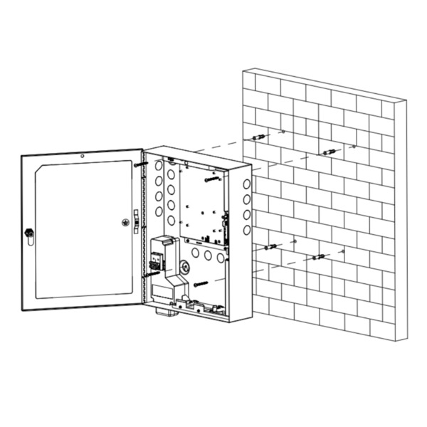 Dahua ASB1C-B Caja de acero galvanizado para controladora de accesos (2)