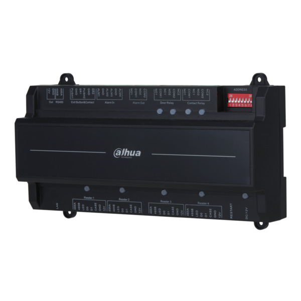 Dahua ASC2202B-D Controladora 2 Puertas / 2 Direcciones para Carril DIN IP Wiegand RS-485 (1)
