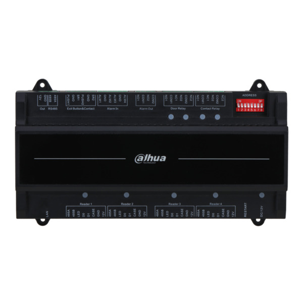 Dahua ASC2202B-D Controladora 2 Puertas / 2 Direcciones para Carril DIN IP Wiegand RS-485
