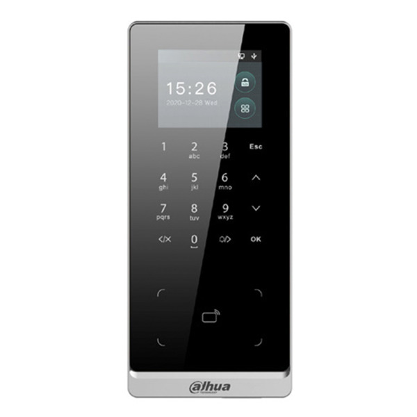 Dahua ASI2201H-W Lector Autónomo LCD 2.4" PIN+remoto+Tarjeta Mifare WiFi