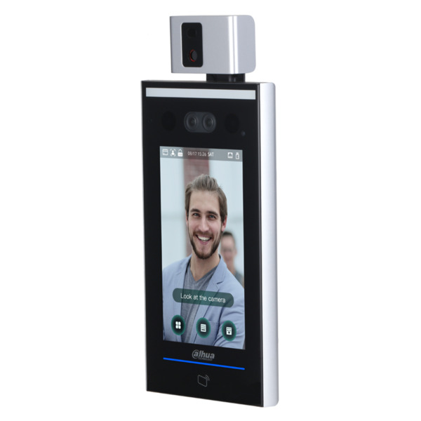 Dahua ASI7213X-V1-T1 Lector Autónomo LCD táctil de Reconocimiento Facial+PIN+Tarjeta y Temperatura corporal (1)