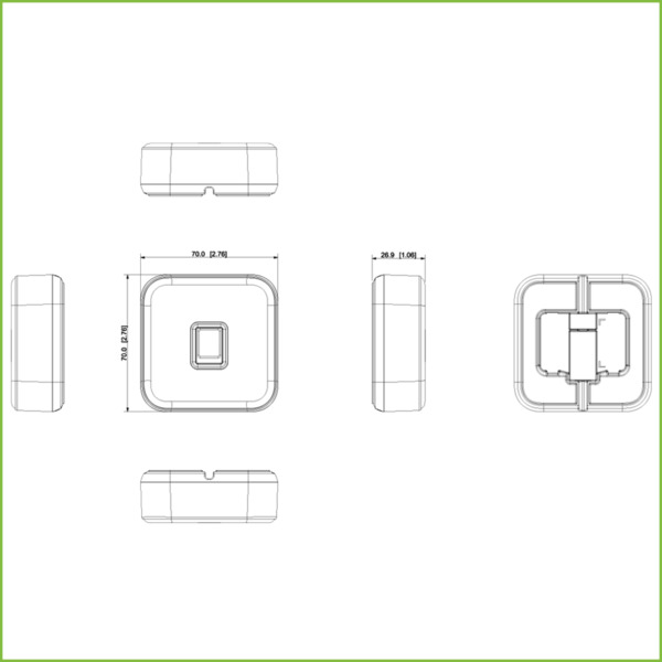 Dahua ASM101A Módulo USB enrolamiento huella y tarjeta Mifare (2)
