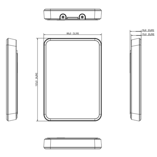 Dahua ASR2100A-D Lector Proximidad EM RS485 Wiegand IP66 (1)