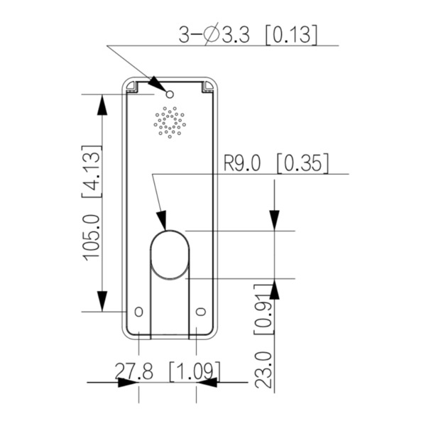 Dahua ASR2100H Lector Proximidad Mifare RS485 Wiegand IP66 (2)
