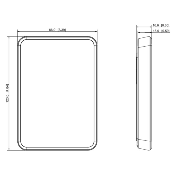 Dahua ASR2101A Lector Proximidad Mifare con teclado RS485 Wiegand IP66 (3)
