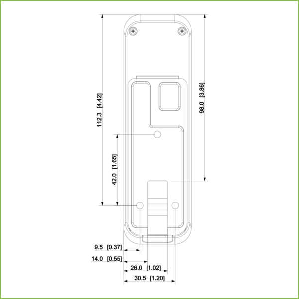 Dahua ASR2201A-D Lector Proximidad EM RS485 Wiegand IP66 + Teclado (3)