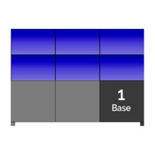 Dahua BaseofDisplayUnit Soporte a suelo con base standard para Video Wall