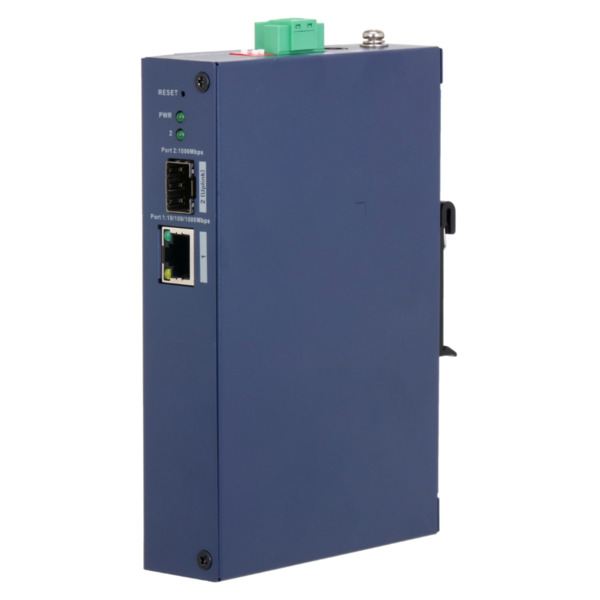 Dahua CHS4102-1GT Switch Hardened 2 puertos 1RJ45 Gigabit + 1SFP Gigabit Gestionable en Cloud Layer2