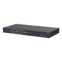 Dahua CS4218-16ET-240 Switch PoE 16 puertos 10/100 + 2 Combo Gigabit RJ45/SFP Uplink 240W Manejable en Cloud Layer2