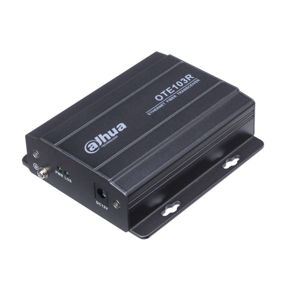 Dahua DAHUA-1426 OTE103R Convertidor de medios mono-modo (SM) conector FC de gama Industrial. Unidad receptora (RX) 1550/1310nm.