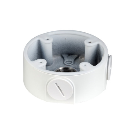Comprar Dahua DAHUA-1754N PFA13A-E Base de conexiones de tubo visto para cámaras Dahua. Capacidad de carga de 3 kg. Aluminio. Color blanco.