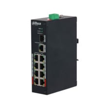 Dahua DAHUA-1806N DH-PFS3110-8ET-96-V2 Switch PoE industrial Dahua no gestionable. 8 puertos 100Mbps + 2 puertos combo Gigabit.