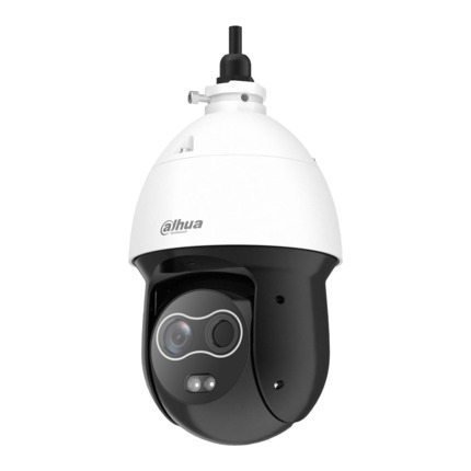 Comprar Dahua DAHUA-1876N DHI-TPC-SD2241-B7F8-DW-S2 Domo motorizado térmico+visible Dahua. Resolución térmica 256x192. Detecta personas hasta 292m. Detecta vehículos hasta 778m. Distancia focal térmica: 7mm (24°x18°). Distancia focal visible: 8mm (33,4°x