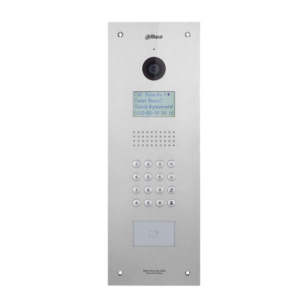 Dahua DAHUA-2101 VTO1210C-X-S1 Estación de videoportero SIP Dahua apta para exterior. H.264. CMOS de 1,3MP. óptica de 4 mm (95°)