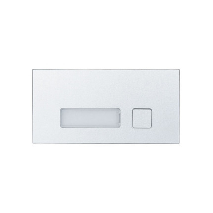 Comprar Dahua DAHUA-2104 VTO4202F-MB1 Módulo de 1 botón mecánico de llamada para sistema de videoportero modular de la serie VTO4202F-X de Dahua. Aluminio anodizado. IP65, IK07.