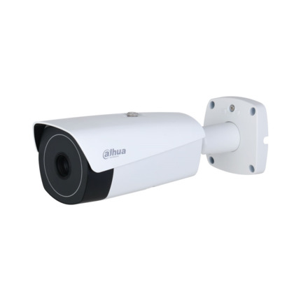 Comprar Dahua DAHUA-2139N DHI-TPC-BF5601-TB5-DC-S2 Cámara térmica Dahua. Resolución 640x512. Lente de 5 mm (81°x66°). Detección de personas hasta 208 metros y de vehículos hasta 641 metros. Detección de calor. Protección perimetral. Medición de temperatu