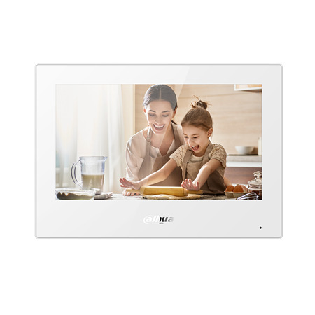 Dahua DAHUA-2675 VTH5321GW-W Monitor IP WiFi Dahua color de 7". Pantalla táctil capacitiva. Operativa mediante botones táctiles