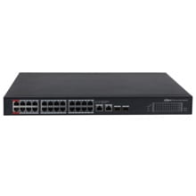 Dahua DAHUA-2764N DH-PFS3228-24GT-360-V2 Switch PoE no gestionable L2 Dahua. 24 puertos PoE Gigabit. 2 puertos RJ45 Uplink Gigab