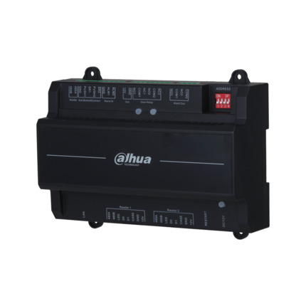 Comprar Dahua DAHUA-3031 DHI-ASC2202B-S Controlador de control de accesos para 2 puertas de 1 sentido. Admite comunicación TCP/IP. Protocolos de comunicación RS-485 y Wiegand 26/34. Capacidad para 100.000 usuarios y registro de 500.000 eventos. Soporta i