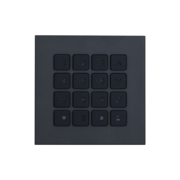 Dahua DAHUA-3104 DHI-VTO4202FB-MK Módulo teclado Dahua para videoportero IP. Panel de aluminio anodizado. Sistema modular. IP65,