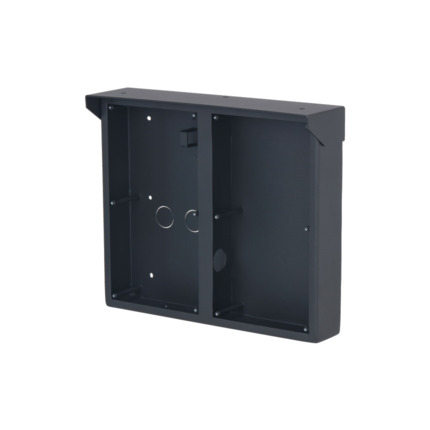 Comprar Dahua DAHUA-3111 VTM28R4 Cubierta para lluvia para dos módulos dobles. Forma parte del sistema modular VTO4202FB-X de Dahua. Mejora la vida útil del dispositivo protegiéndolo de la luz solar y la lluvia. Fabricada en aluminio AL 5052. Para montaj