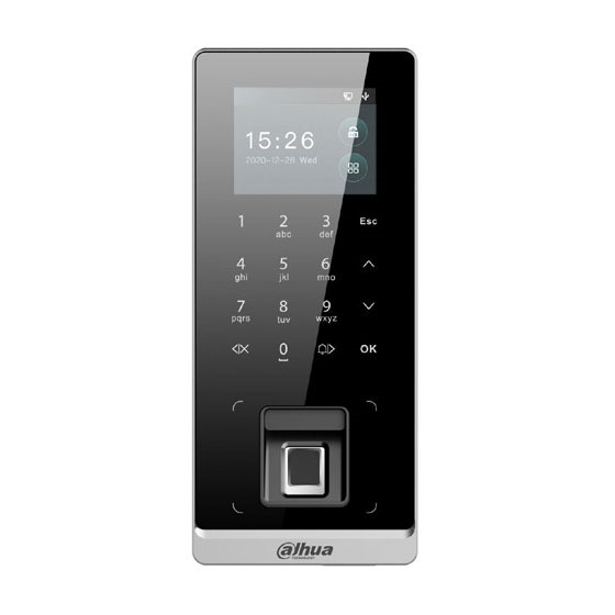 Dahua DAHUA-3171 DHI-ASI2212H-W Terminal biométrico autónomo de control de accesos Dahua. Pantalla LCD de 2,4"". Lector de tarje