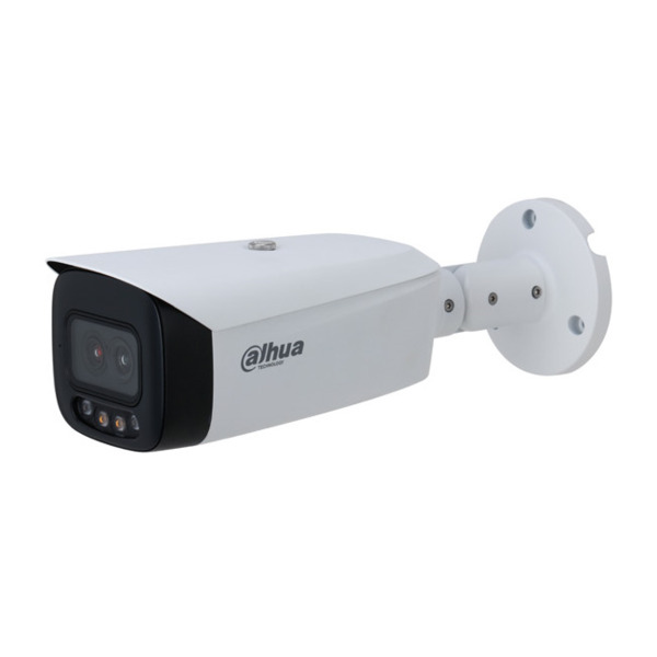 Dahua DAHUA-3195-FO DH-IPC-HFW5449T1P-ASE-D2-0280B-QH Cámara IP Dahua WizMind Full Color con lente dual. 4MP@25ips, AI-H.265/AI-