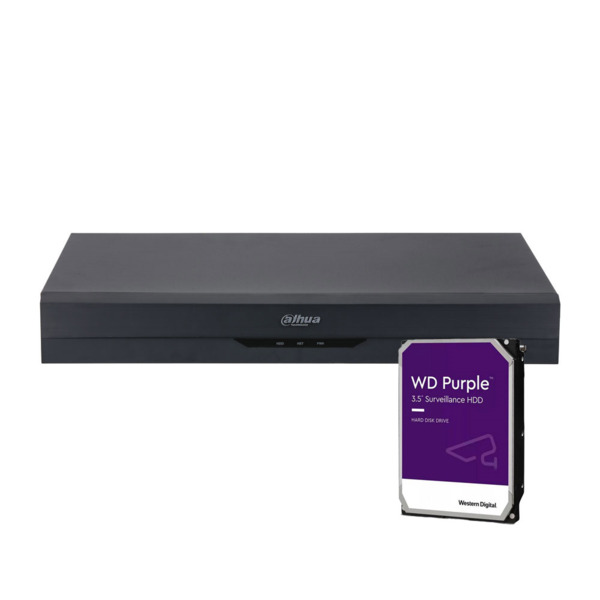 Dahua DAHUA-3259-3TB DH-XVR5216AN-I3-3TB XVR 5 en 1 Dahua de 16 canales 5MP. Formatos AI/H.265+/H.265. 16 canales BNC HD + 8 can