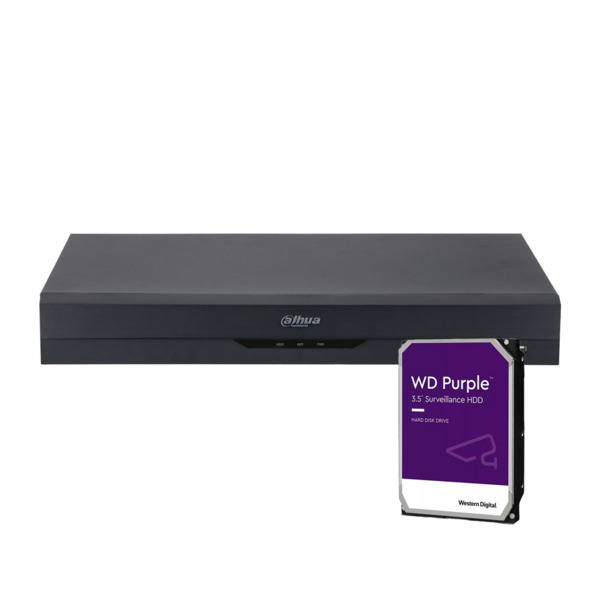 Dahua DAHUA-3260-3TB DH-XVR5216A-I3-3TB XVR 5 en 1 Dahua de 16 canales 5MP. Formatos AI/H.265+/H.265. 16 canales BNC HD + 8 cana