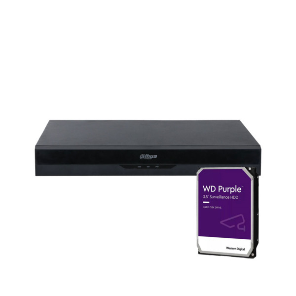 Dahua DAHUA-4064-2TB DHI-NVR5208-8P-EI-2TB NVR IP Dahua WizSense de 8 canales. Smart H.265+/Smart H.264+. Hasta 384/384Mbps de e