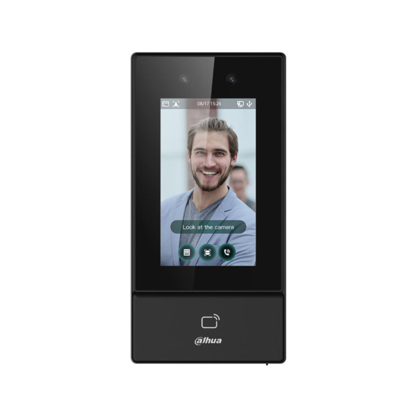 Dahua DAHUA-4094 DHI-ASI6213S Terminal control de accesos Dahua por reconocimiento facial. Pantalla táctil de 4,3 pulgadas. Hast