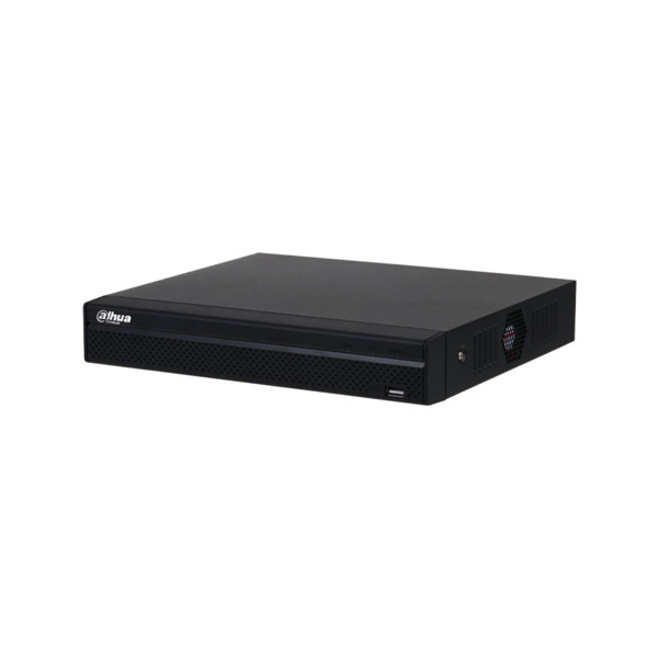 Dahua DAHUA-4128-FO DHI-NVR4104HS-P-4KS3 NVR IP Dahua de 4 canales. Formato Smart H.265+. 80/60Mbps de entrada/salida. Salidas H