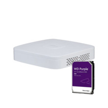 Dahua DAHUA-4129-1TB DHI-NVR4104-P-4KS3-1TB NVR IP Dahua de 4 canales. Formato Smart H.265+. 80/60Mbps de entrada/salida. Salida