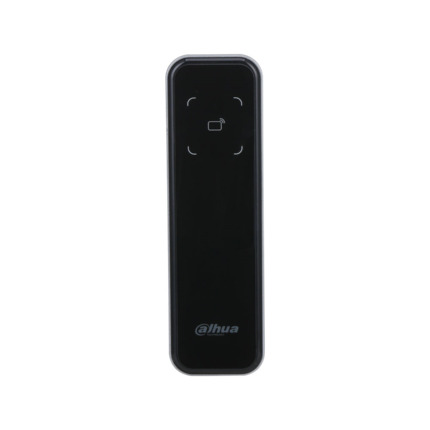 Comprar Dahua DAHUA-4160 DHI-ASR2200A-B Lector Dahua resistente al agua. Lectura sin contacto de tarjetas IC. Incorpora Bluetooth. Soporta comunicación RS-485 y Wiegand. Incorpora zumbador e indicador. Soporta alarma anti-manipulación. Watchdog incorpora