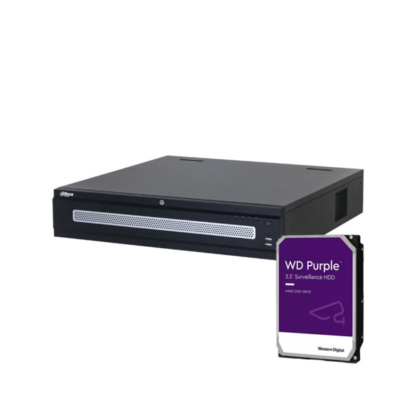 Dahua DAHUA-4179-2TB DHI-NVR608H-128-XI-2TB NVR IP Dahua de 128 canales. Smart H.265+. 1280Mbps de entrada (640Mbps con AI activ