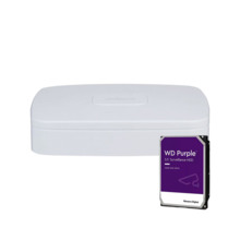 Dahua DAHUA-4189-1TB DHI-NVR2104-4KS3-1TB NVR IP Dahua de 4 canales. Smart H.265+/Smart H.264+. 80/60Mbps de entrada/salida. Sal