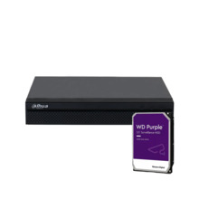Dahua DAHUA-4193-1TB DHI-NVR2104HS-4KS3-1TB NVR IP Dahua de 4 canales. Smart H.265+. 80/60Mbps de entrada/salida. Salidas HDMI (