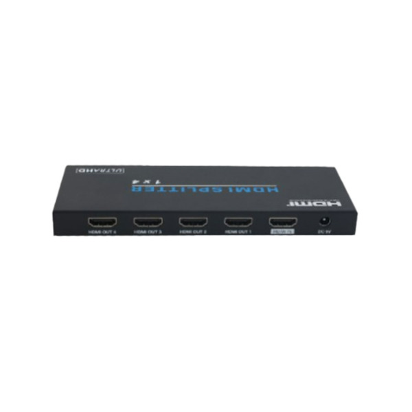 Dahua DAHUA-4307 DHI-F-HDMI0104 Distribuidor HDMI de cuatro canales. 1 entrada HDMI a 4 salidas HDMI. Conformidad con HDMI 2.0b