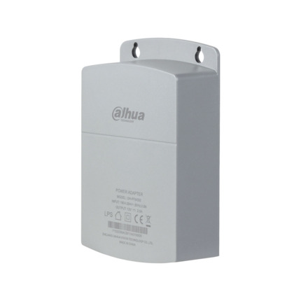 Comprar Dahua DAHUA-4445 DH-PFM300 Fuente de alimentación Dahua de 12V CC/2 A. Caja de conexión a prueba de agua. Temperatura de funcionamiento extendida. Protección contra sobrecarga de corriente y tensión